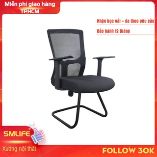 Ghế chân quỳ lưng trung bọc lưới SMLIFE Darragh