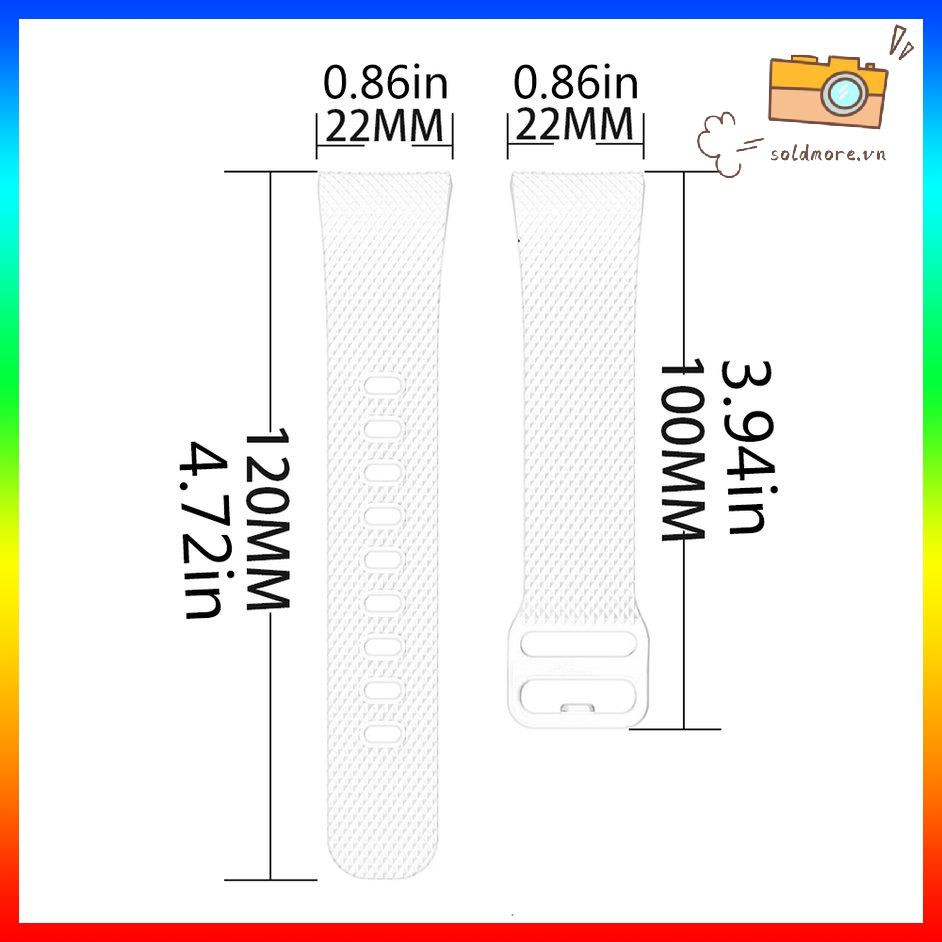 Dây Đeo Thay Thế Chất Liệu Silicon Màu Trơn Cho Samsung Gear Fit2 Pro