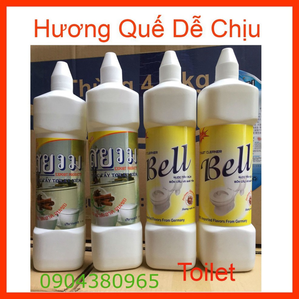 QP Nước Tẩy Bồn Cầu, Nhà Tắm, Vòi Sen Thái Hương Quế 1L 31 MY