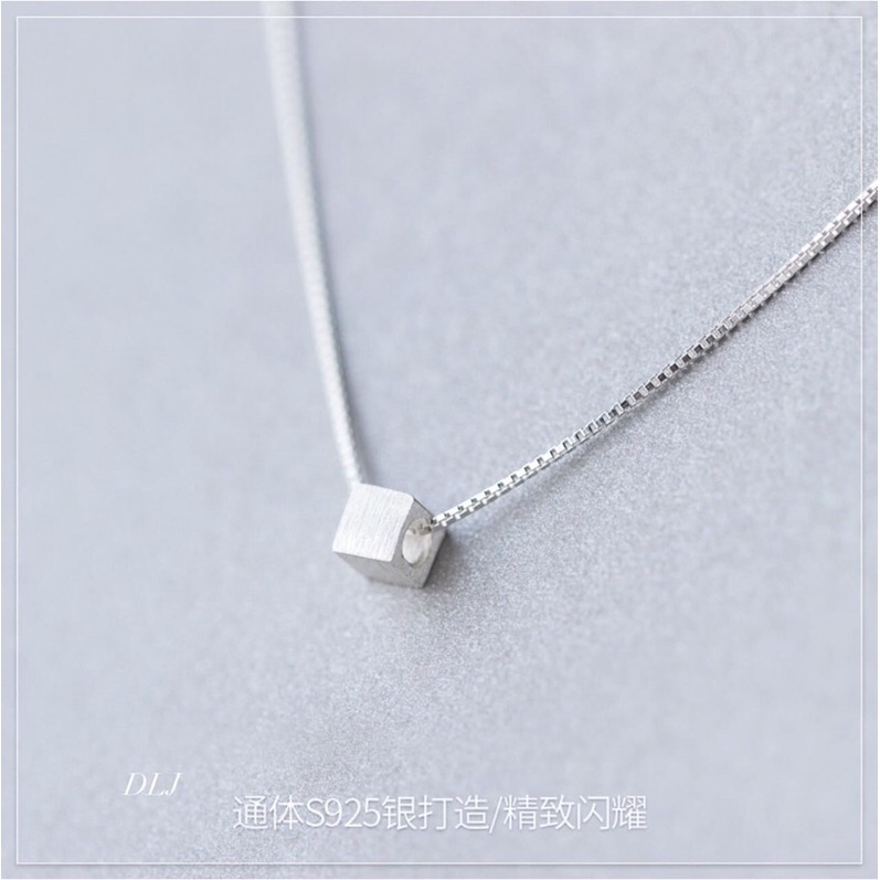 dây chuyền ô vuông, dây chuyền bạc ta MC