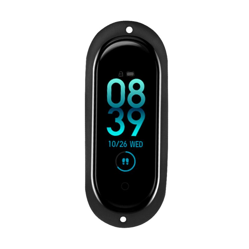 Ốp Điện Thoại Silicon Hai Lỗ Gắn Dây Đeo DIY Cho Xiaomi Mi Band 4/3