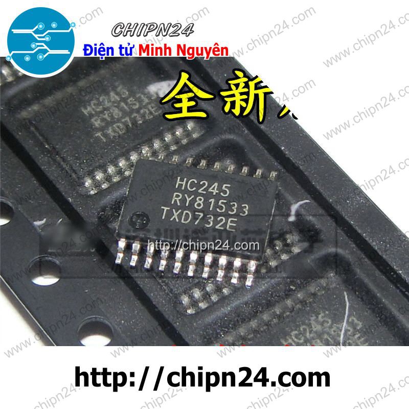 [2 CON] IC HC245 TSSOP-20 (SMD Dán) (74HC245 74HC245PW)