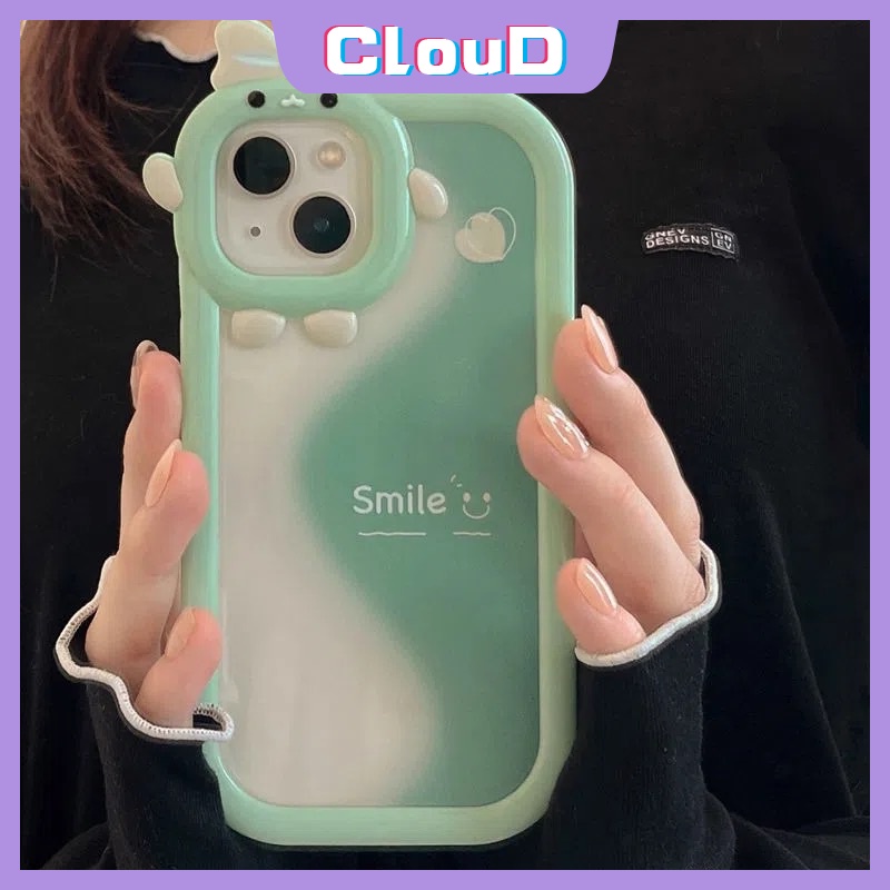 Ốp Điện Thoại Tpu Mềm Họa Tiết Quái Vật 3D Cho IPhone 7 8 Plus XR 11 14 13 12 Pro MAX 14 6 6S Plus X XS MAX SE 2020