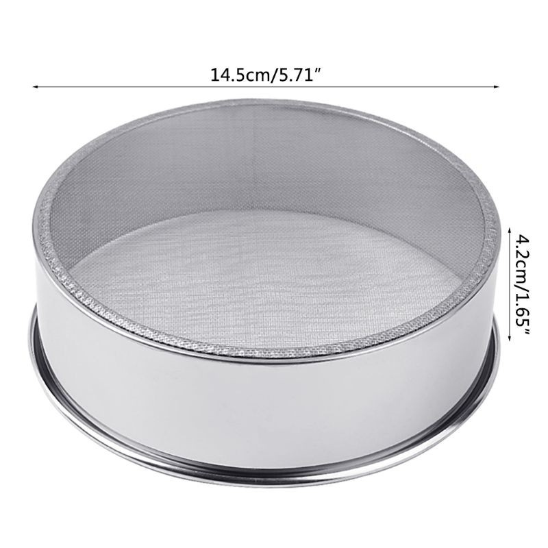 Dụng Cụ Rây Bột Bằng Thép Không Gỉ Tiện Dụng Cho Nhà Bếp