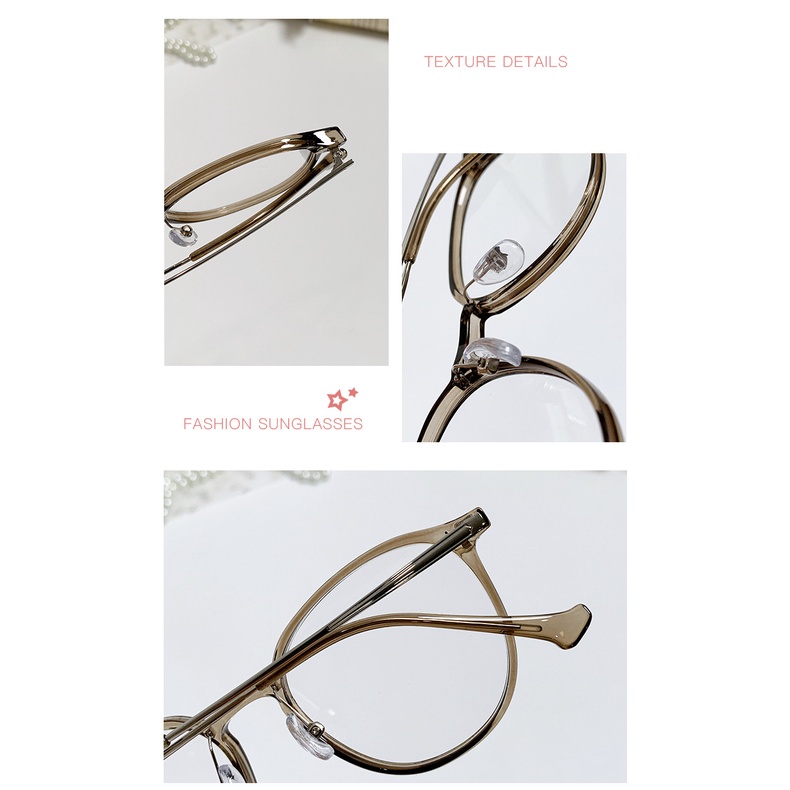 Kính Mát Gọng oval Chống Ánh Sáng Xanh Thời Trang Mới Cho Học Sinh