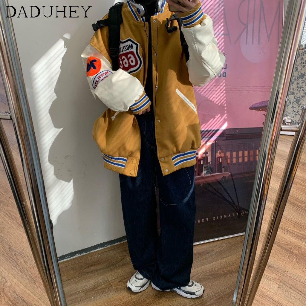 Áo Khoác Bóng Chày Dáng Rộng Thời Trang Cá Tính Cho Nữ