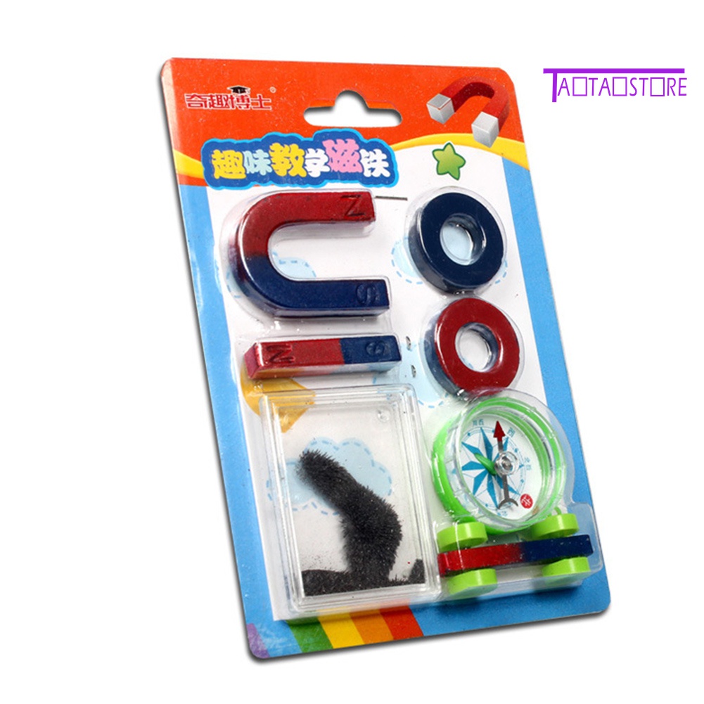 Bộ Đồ Chơi La Bàn Nam Châm Hình Chữ U Giáo Dục Khoa Học Cho Bé