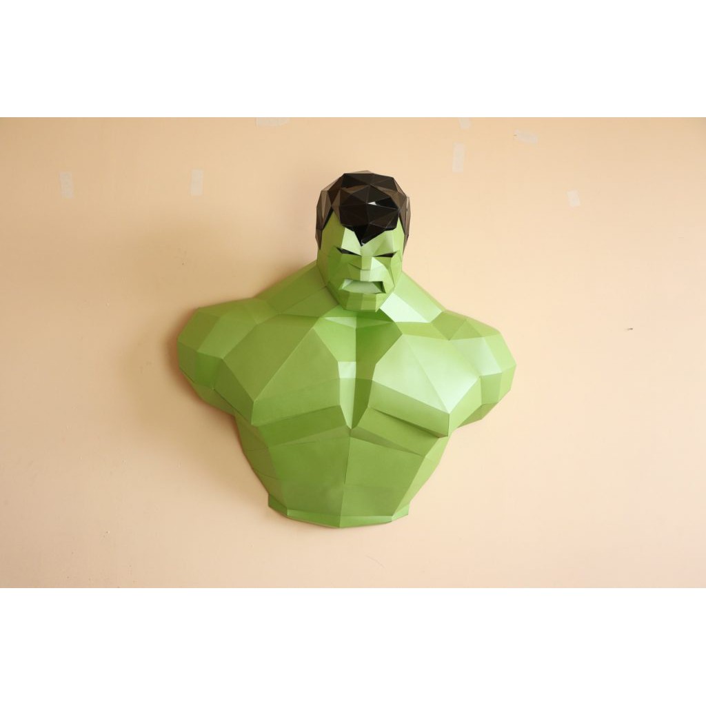 Hulk - Mô hình giấy tự lắp ghép không màu