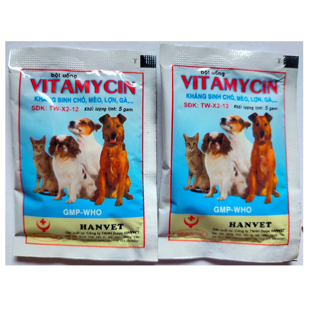 VITAMYCIN 5g  Chuyên dùng cho chó, mèo