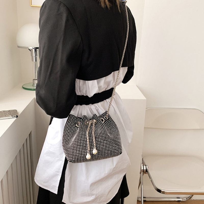 Túi Đeo Chéo Vai Đính Đá Thời Trang Dành Cho Nữ