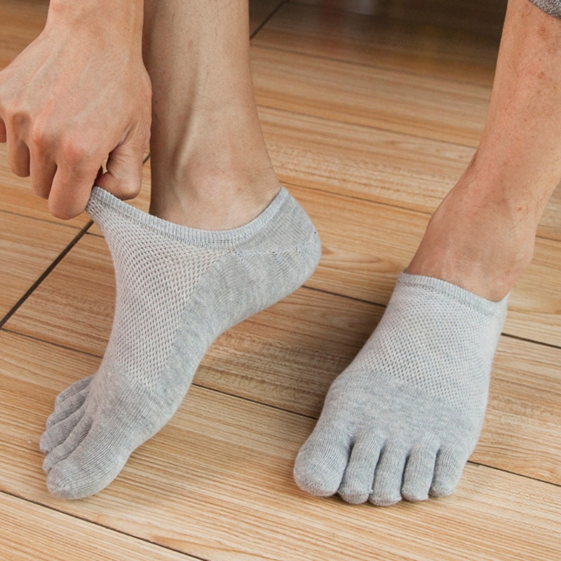 1 Đôi Vớ Cotton Cổ Thấp Thoáng Khí Chống Mùi Hôi Tiện Dụng Mang Theo Du Lịch / Cắm Trại