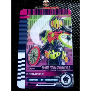 Thẻ Card Kamen Rider Genm Sports Action Gamer Level 3