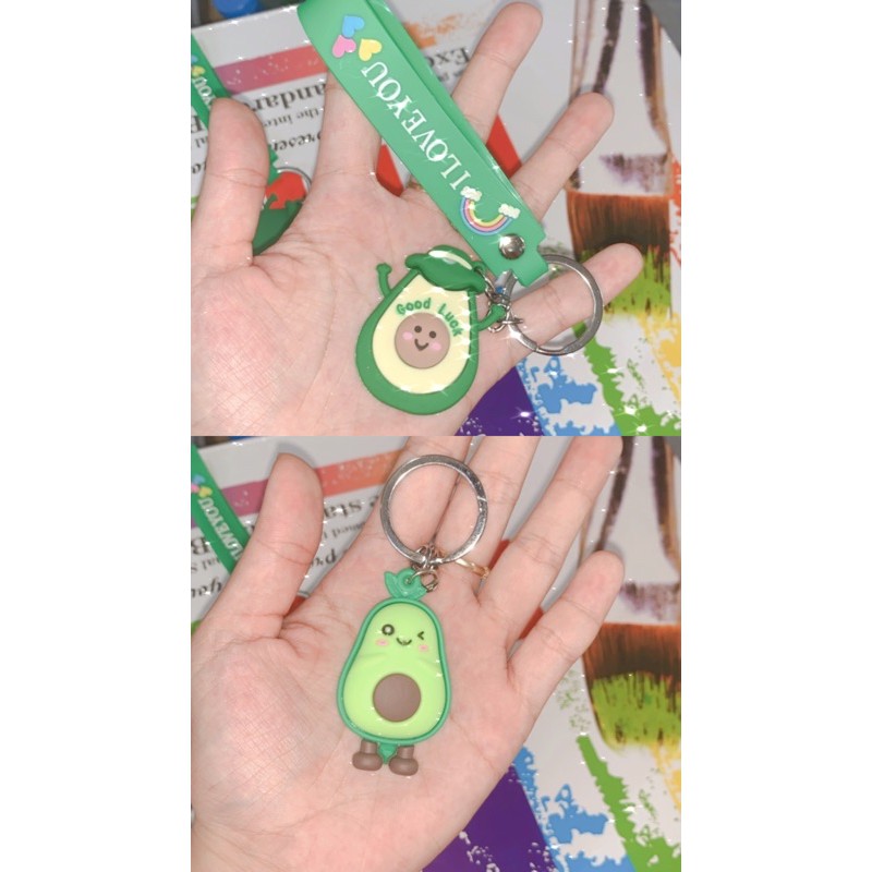 Móc chìa khoá hình quả bơ