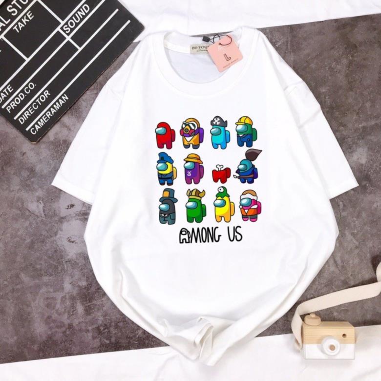 Áo thun tay ngắn Among Us size M L XL !