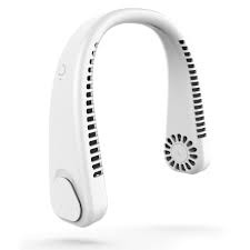 Quạt Đeo Cổ Mini, Quạt Không Cánh USB Tích Điện Tiện Lợi, Thời Trang, Dáng Thể Thao Hàng Nội Địa