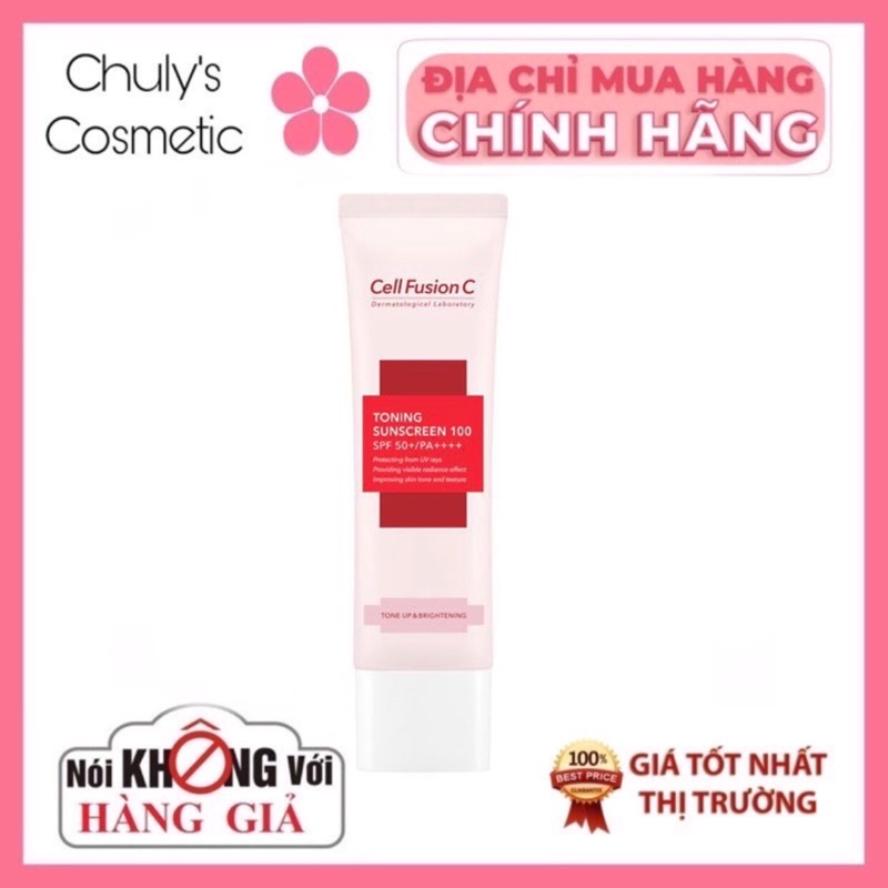 Kem chống nắng Cell Fusion C Toning Suncreen,chống nắng tốt