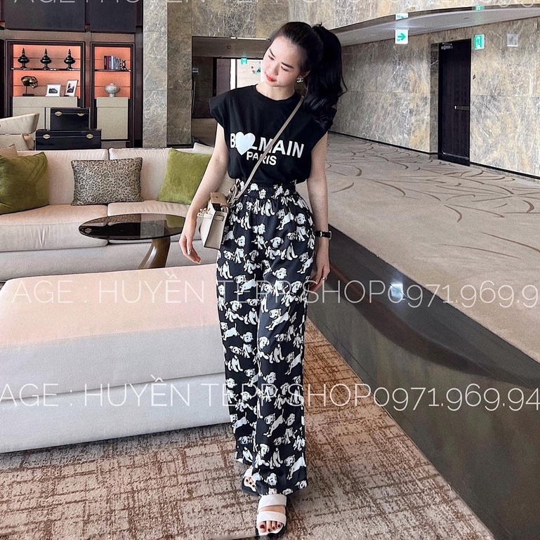 Bộ hình họa tiết quần chú chó LT289