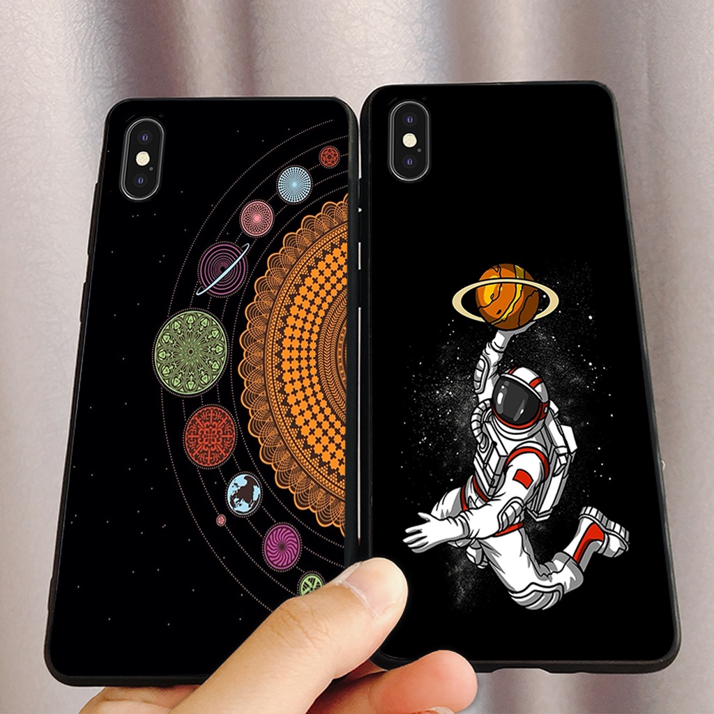 Ốp Lưng Iphone X/Xs - Xr - XsMax  In Hình Họa Tiết Bầu Trời Vũ Trụ
