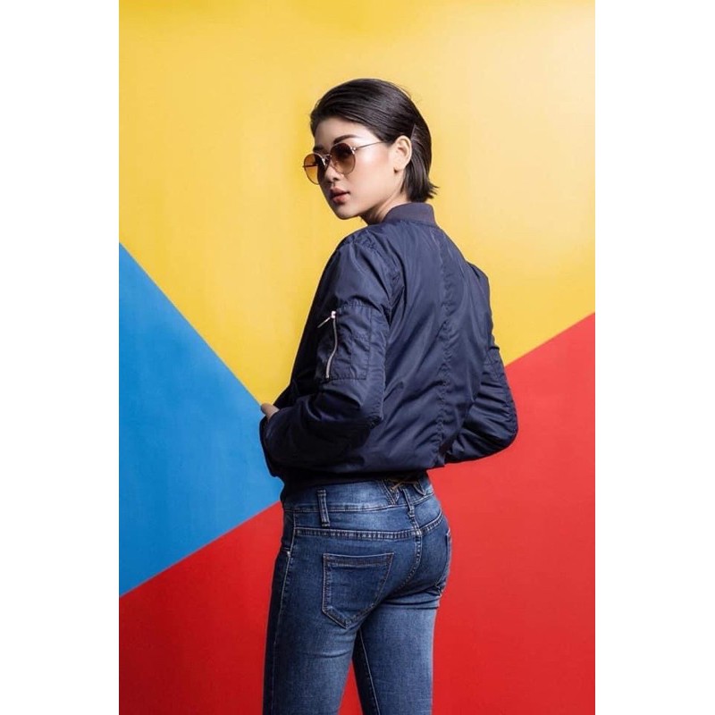 Áo bomber nữ