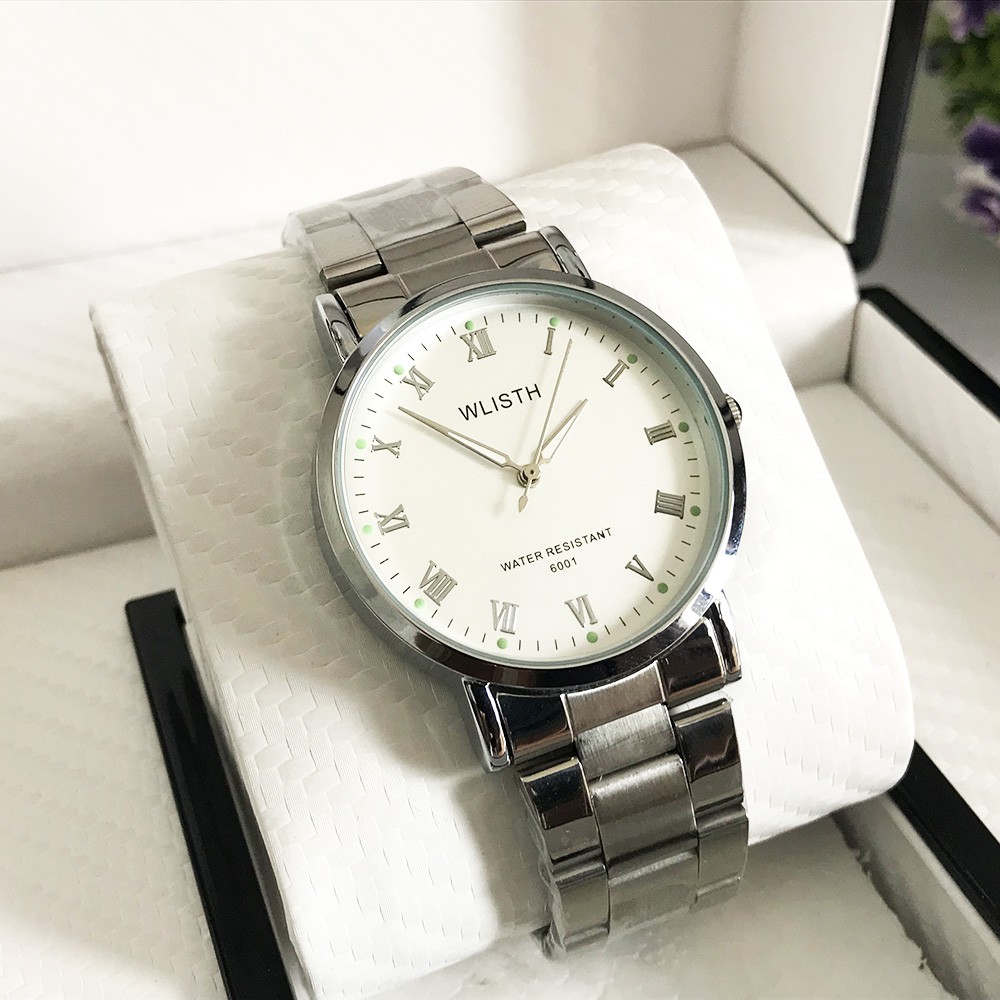 (FULL BOX) Đồng Hồ Nam WLISTH Máy Nhật Kim Dạ Quang Dây Hợp Kim Thép Không Gỉ | BigBuy360 - bigbuy360.vn