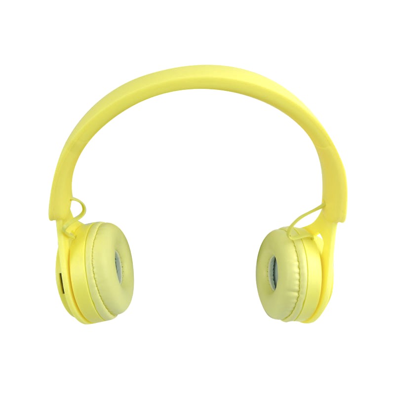 Tai Nghe Chụp Tai Over Ear Y08 Bluetooth 5.0 Màu Vàng - Hàng Chính Hãng