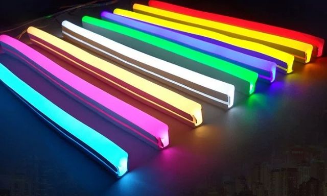 DÂY ĐÈN  LED NEON DÀI 5 MÉT (ĐỦ CÁC MÀU)