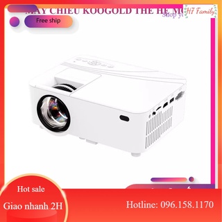 ⭐ Máy chiếu phim mini KooGold màn ảnh rộng,máy chiếu thế hệ mới, sản phẩm hot 2021 Bảo hành 1 Đổi 1