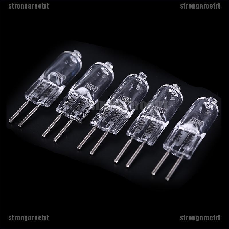 Set 5 Bóng Đèn Halogen 24v G5.3 35w / 50w