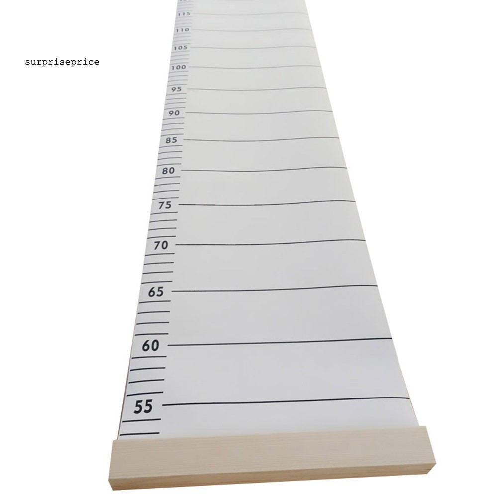 Thước vải canvas treo tường đo chiều cao dành cho bé