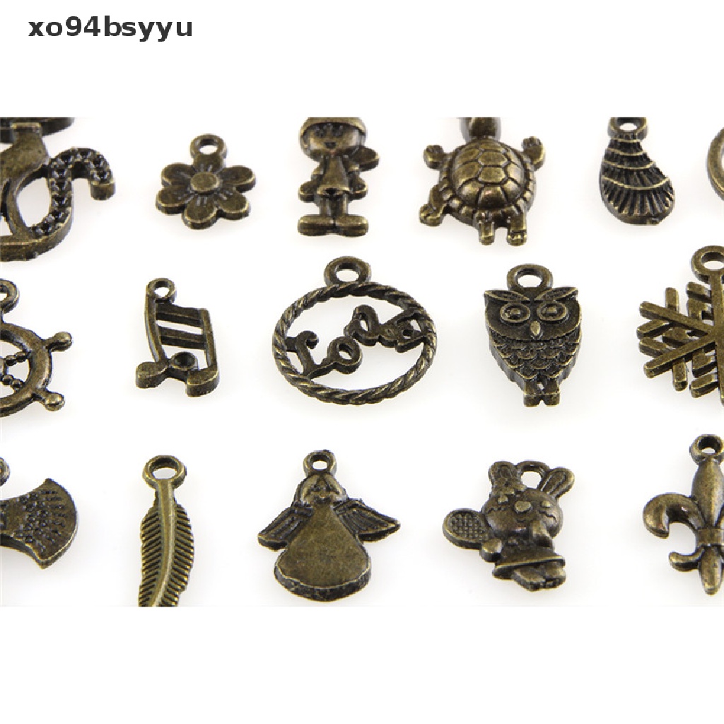 Set 50 Mặt Dây Chuyền xo94bsyyu Phong Cách Retro Dễ Thương