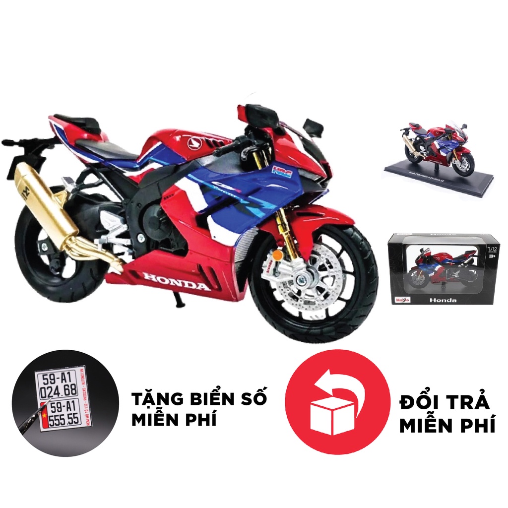 Mô hình xe Honda Cbr 1000rr-r fireblade sp HRC 1:12 1:12 Maisto Alloy Joycity