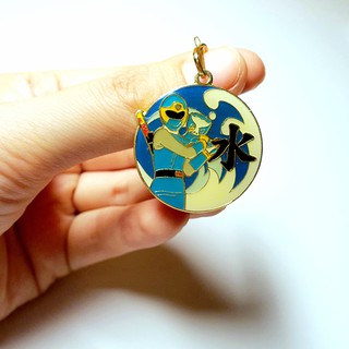 Móc khóa Siêu nhân Cuồng phong Xanh Harricane Blue