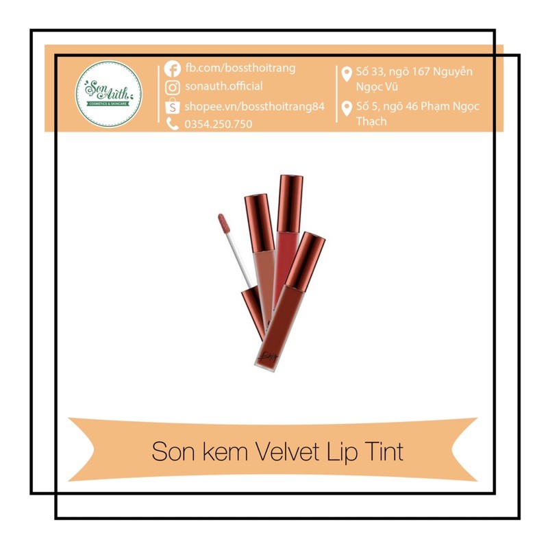Son kem Velvet Lip Tint