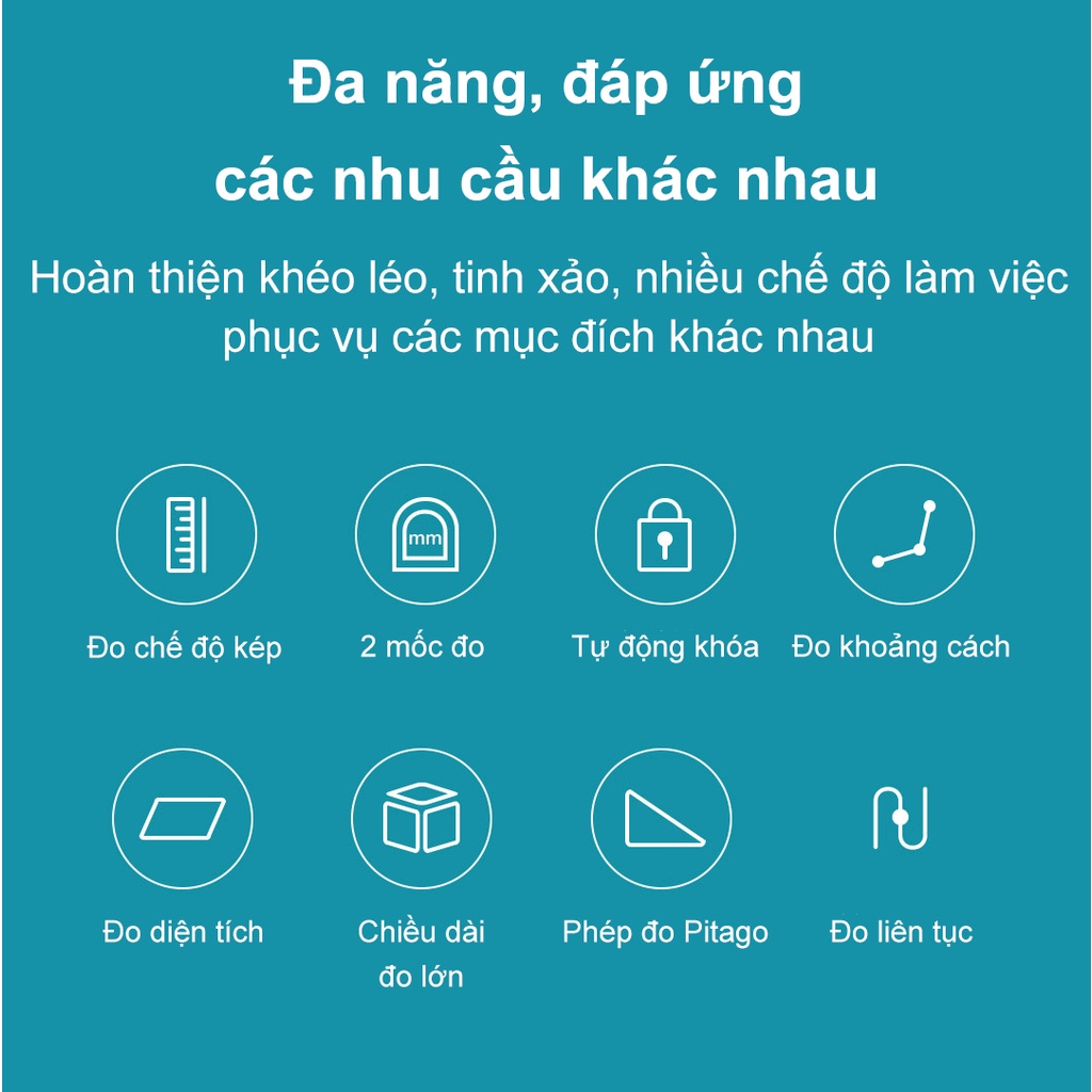 Thước cuộn laser Xiaomi Mileseey DT10
