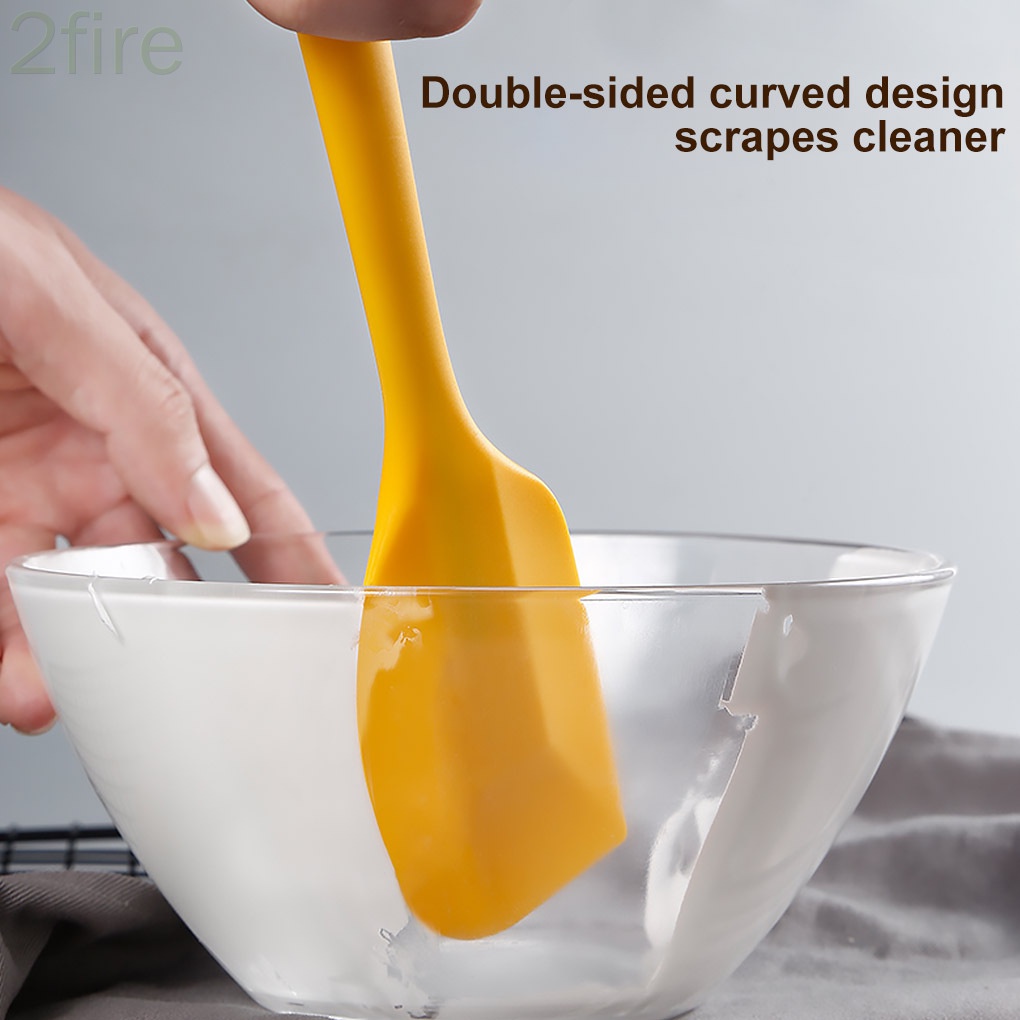 Xẻng nấu ăn bằng silicon chống dính cách nhiệt an toàn tiện dụng cho nhà bếp