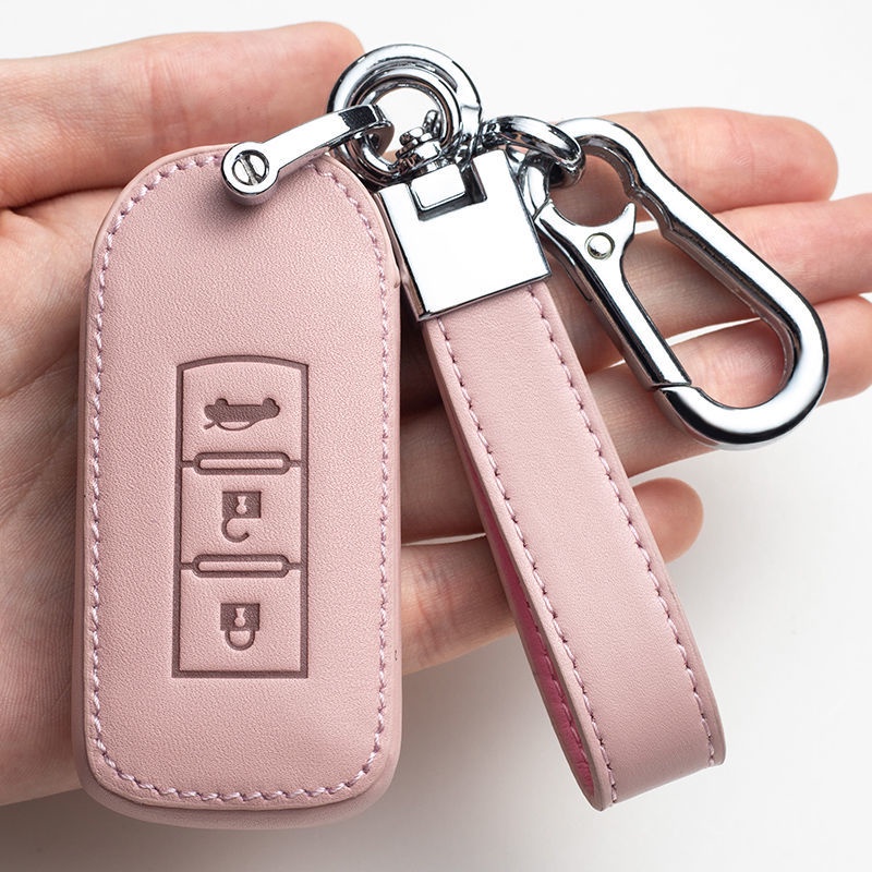 Bao Da Bò Đựng Chìa Khóa Cho Xe Mitsubishi Triton Triton Outlander Asx Lancer Pajero Grandis Galant Xpander