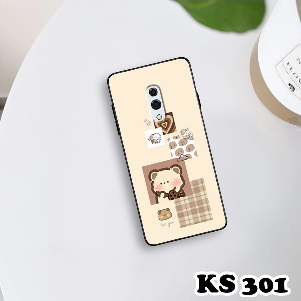 Ốp lưng Oppo K3 - Ốp Oppo in hình Gấu&amp;Thỏ siêu xinh - Lưng nhám viền TPU