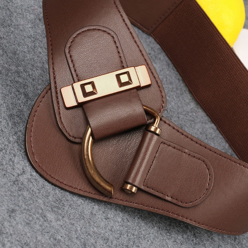 Thắt Lưng Co Giãn Có Khóa Kiểu Retro Thời Trang Cho Nữ