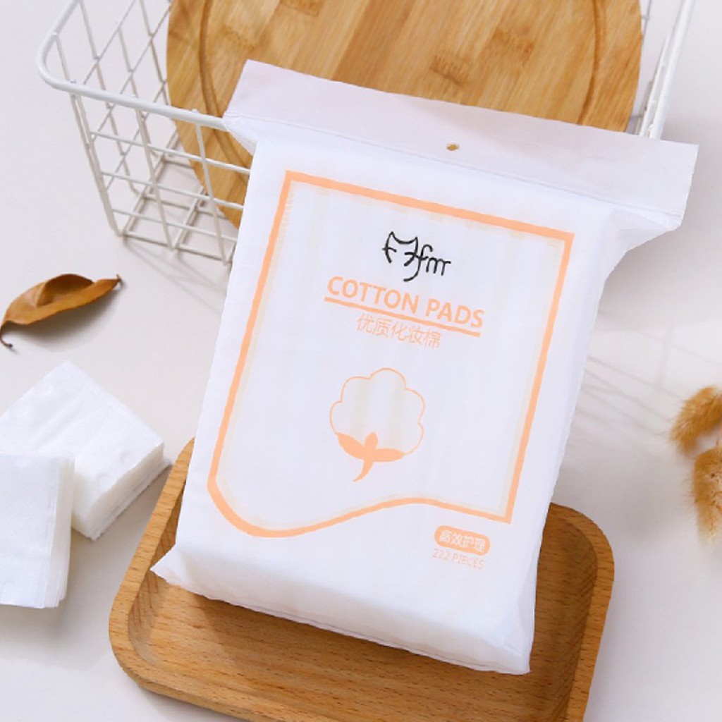 Bông Tẩy Trang 3 Lớp Cotton Pads Box 222 Miếng | BigBuy360 - bigbuy360.vn