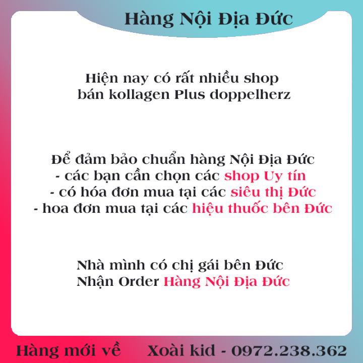 Collagen Thủy Phân Doppelherz Kollagen 11000 Plus Đức 30 x 25 ml -Date mới nhất Nội địa Đức Đủ Bill