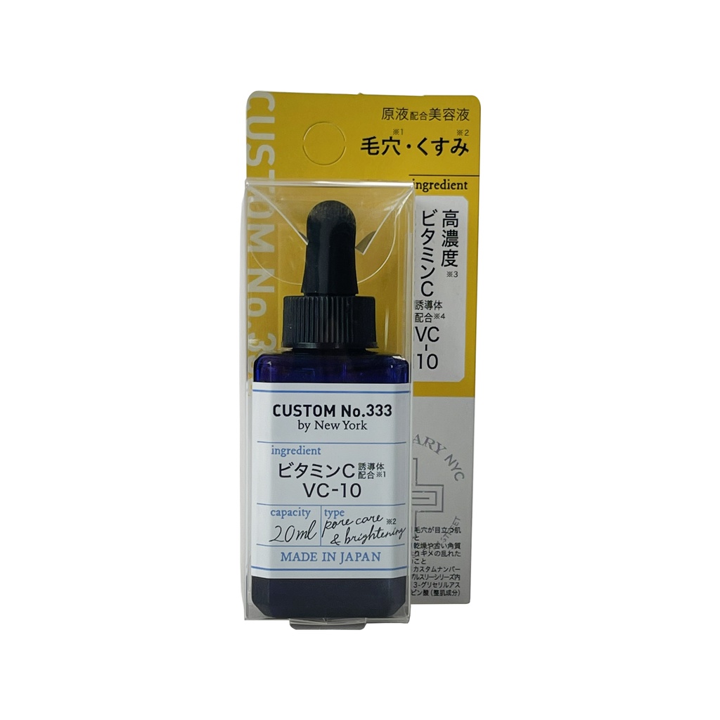 Tinh chất dẫn xuất Vitamin C VC10 giúp sáng da giảm thâm Custom No.333 by NY VC10 Serum 20 mL