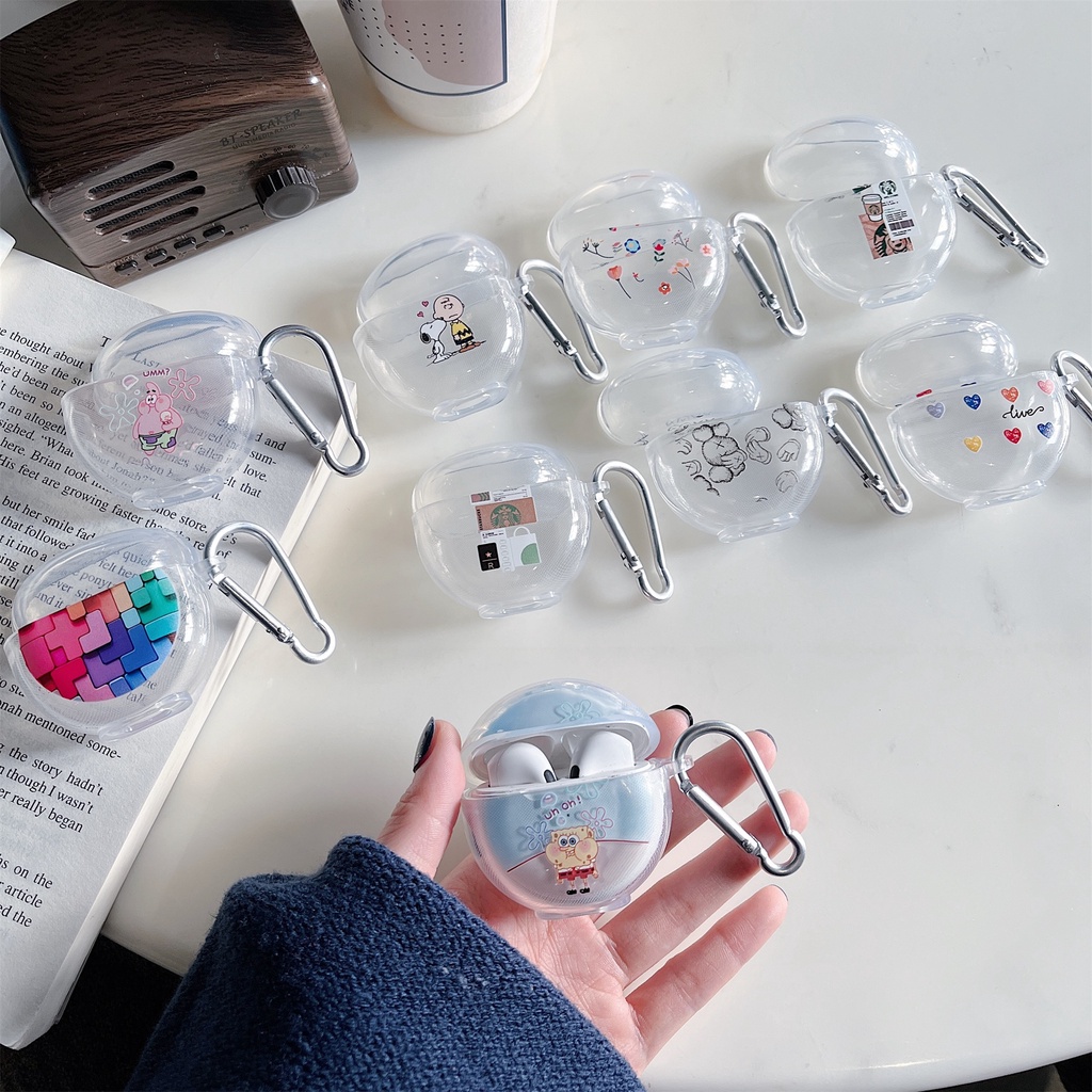 Vỏ Bọc Silicone Trong Suốt Cho Hộp Sạc Tai Nghe Lenovo ht38