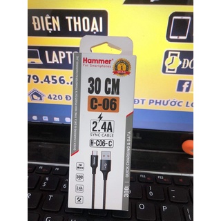 CÁP SẠC NHANH HAMMER 30CM - C06