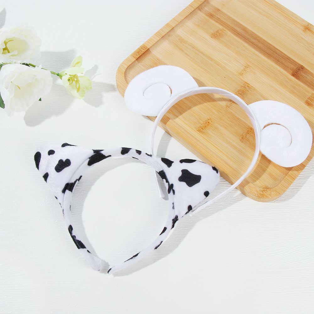 Băng Đô Tai Chó / Ngựa Vằn Hoạt Hình Hóa Trang Halloween / Giáng Sinh Mềm Mại Dễ Thương