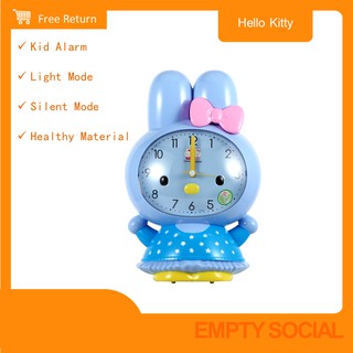 Đồng hồ báo thức để bàn hình hello kitty dễ thương