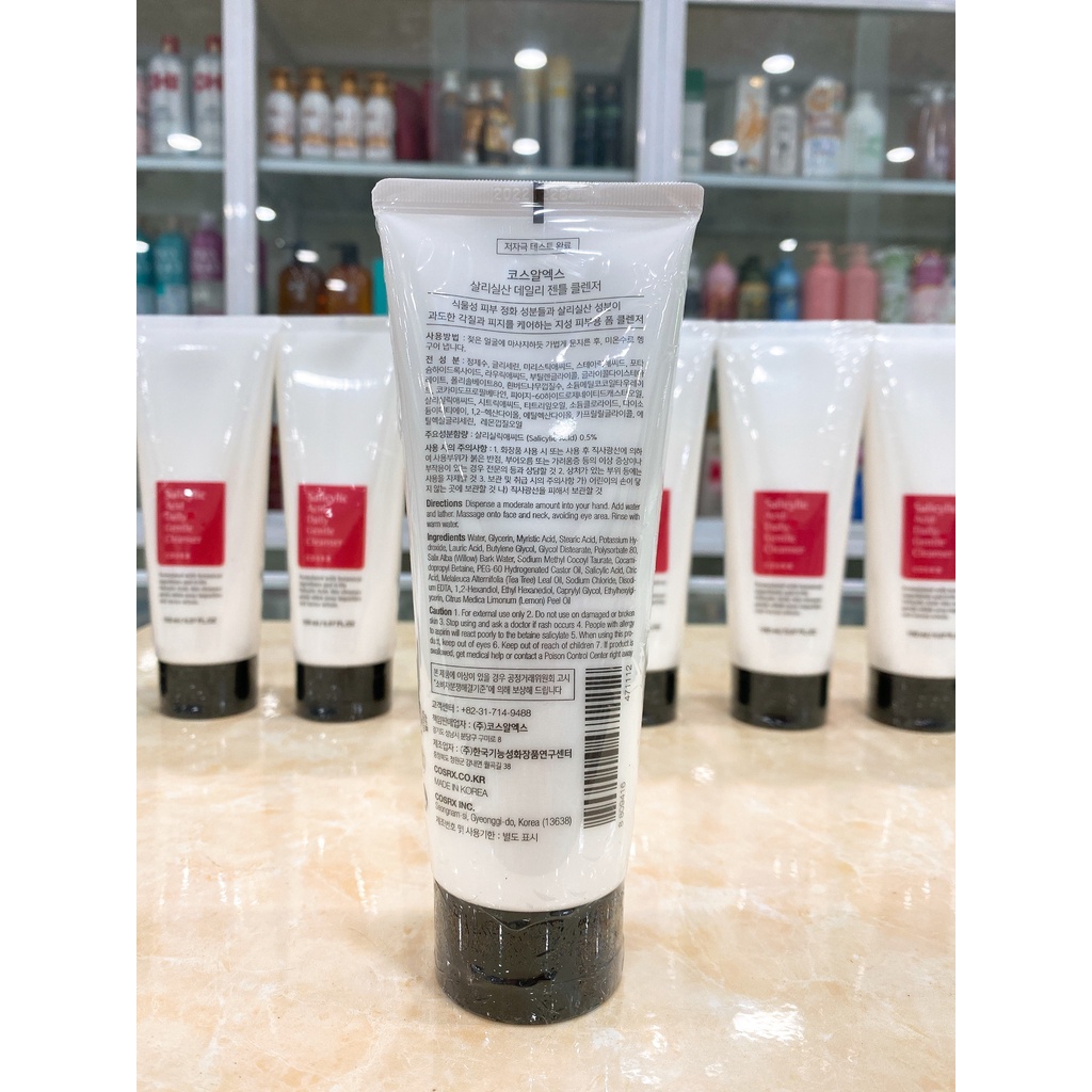 Sữa Rửa Mặt Cosrx Salicylic Acid Daily Gentle Cleanser Hàn Quốc 150ml