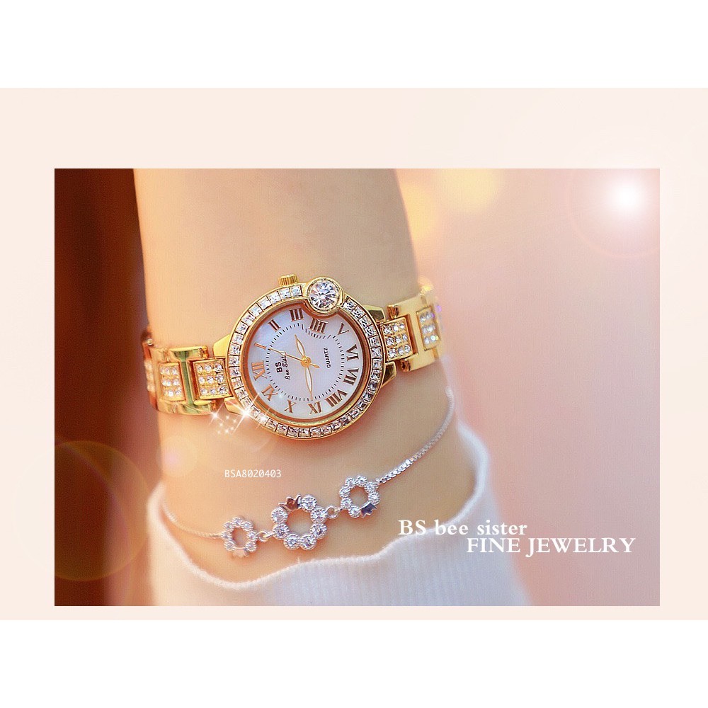 cho xem cho thử Đồng hồ thời trang nữ  BS BEE SISTER  - 𝑭𝒓𝒆𝒆𝒔𝒉𝒊𝒑  đính đá bảo hành 12 thánh chống nước | BigBuy360 - bigbuy360.vn