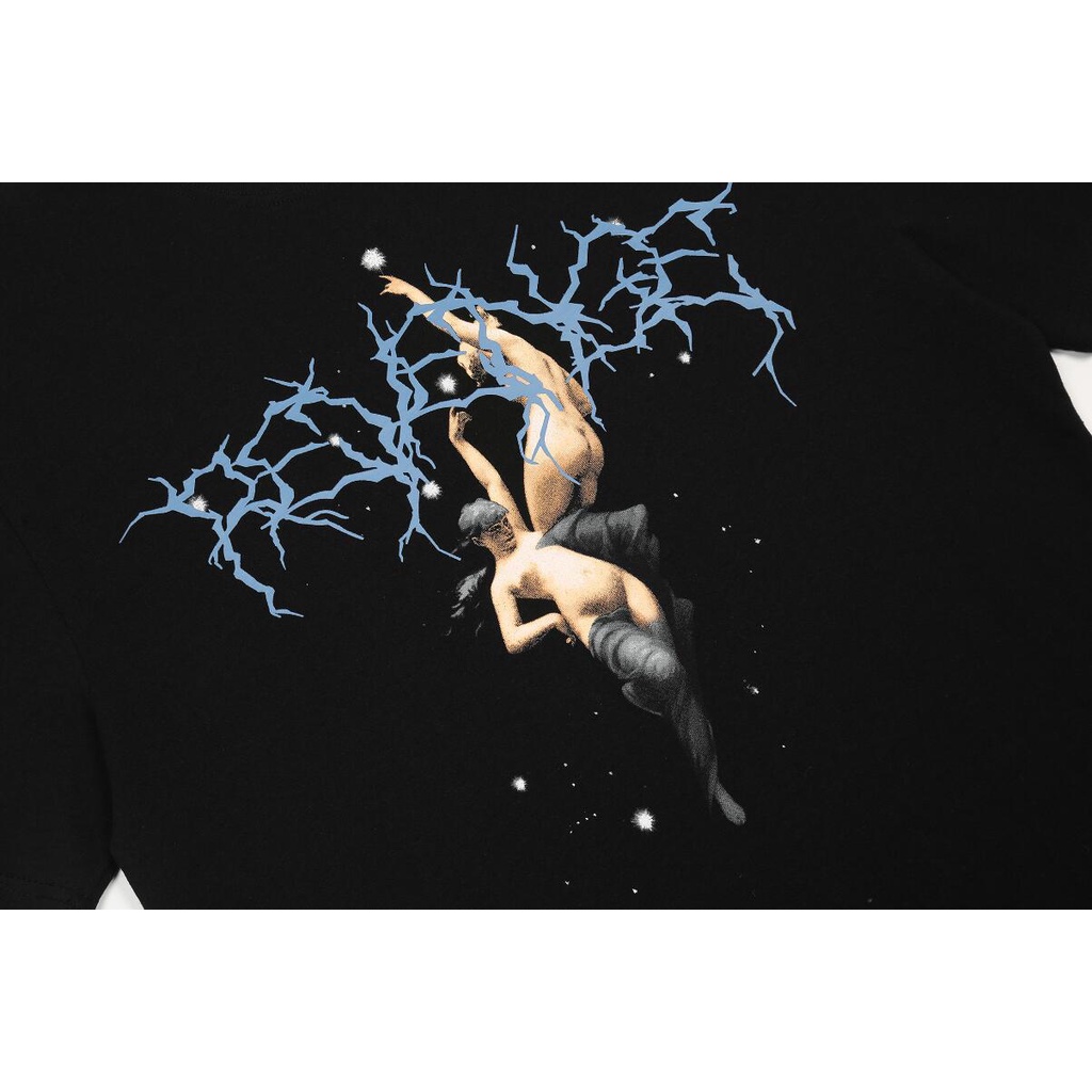 Áo Thun Cotton Ngắn Tay In Họa Tiết Revenge Thời Trang Unisex