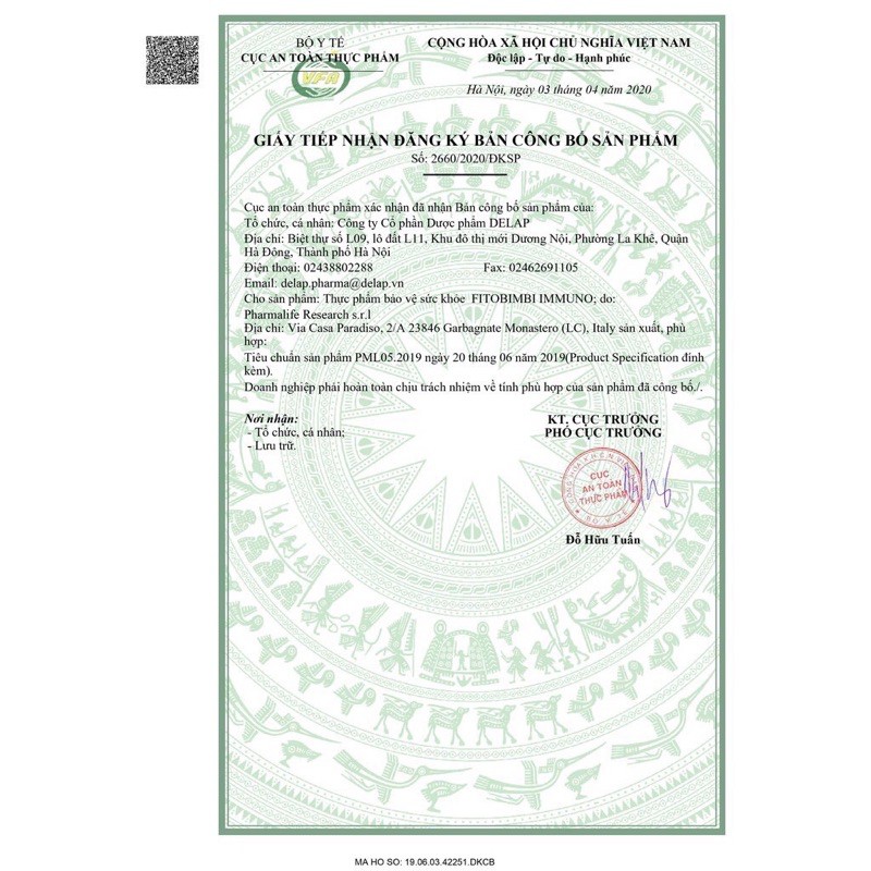 Immuno Fitobimbi_ Giúp tăng sức đề kháng cho bé