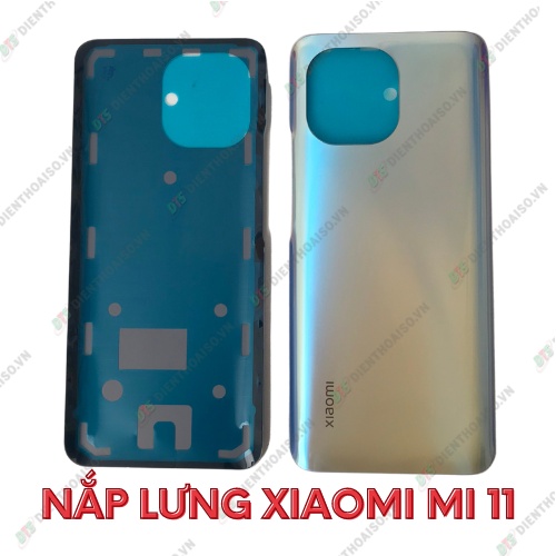 Nắp lưng xiaomi mi 11 xanh ,trắng ,đen